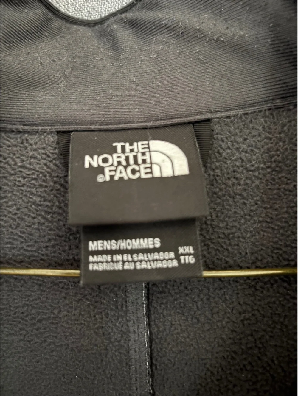 The North Face Men's XXL Dark Gray Full-Zip Fleece Jacket